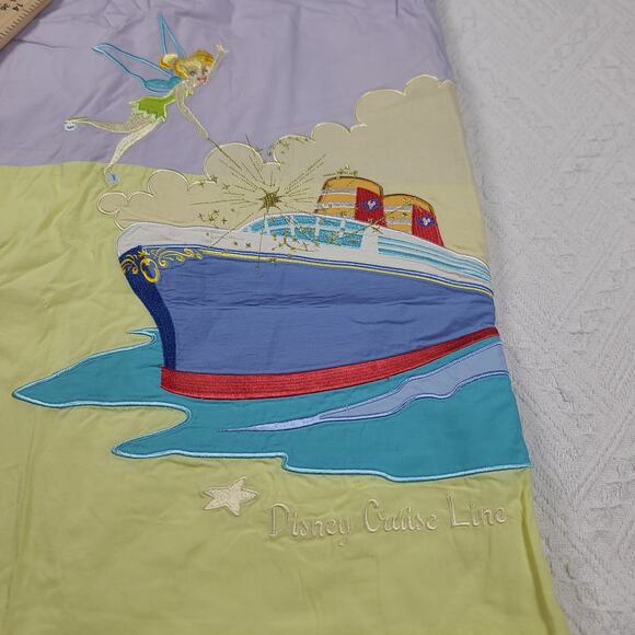 VIntage Disney Cruise embroidered Tinkerbell dress Size XL RARE vacation resort - Picture 7 of 15